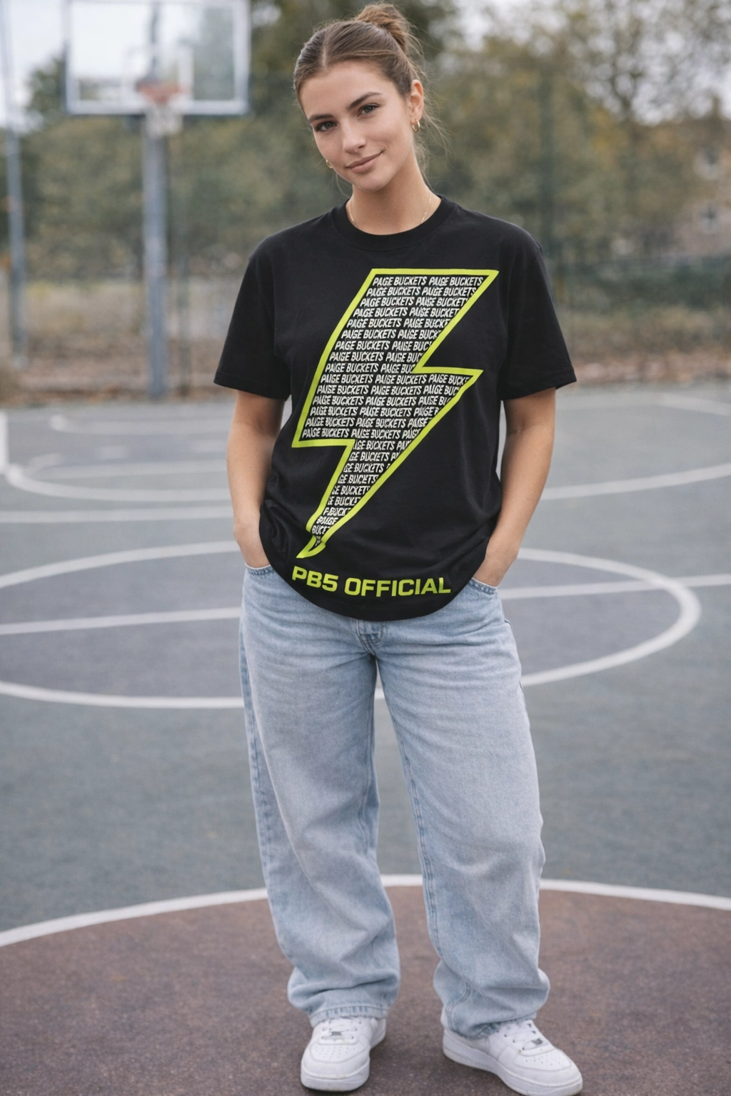 Paige Buckets Lighting Bolt T-Shirt